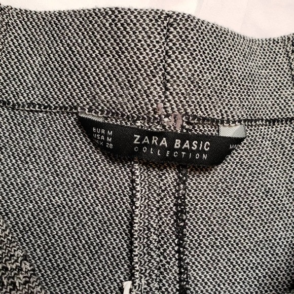 ZARA gray knit skater skirt M - Picture 4 of 6